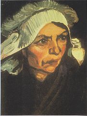 Głowa wieśniaczki w białym czepcu, 1885, nr kat.: F 80, Fundacja E.G. Bührlego
