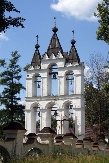 Zvonnitsa of Transfiguration Cathedral in Vyazemy near Moscow.