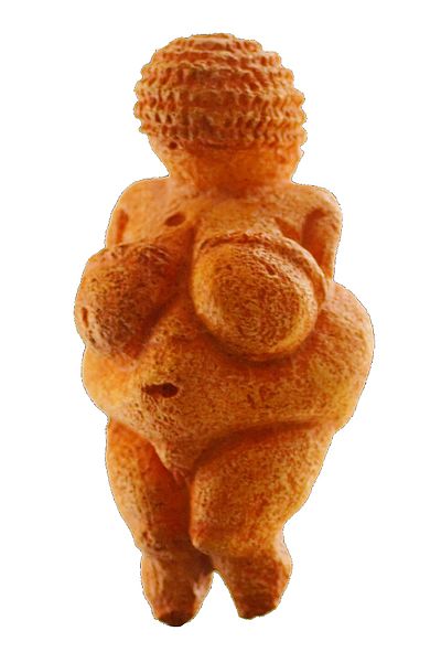The Venus of Willendorf, c. 25,000 BC. Naturhistorisches Museum, Vienna.