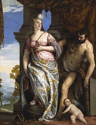 <i>Allegory of Wisdom and Strength</i> c. 1565 painting by Paolo Veronese