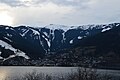 Zicht op Zell am See vanaf Thumersbach