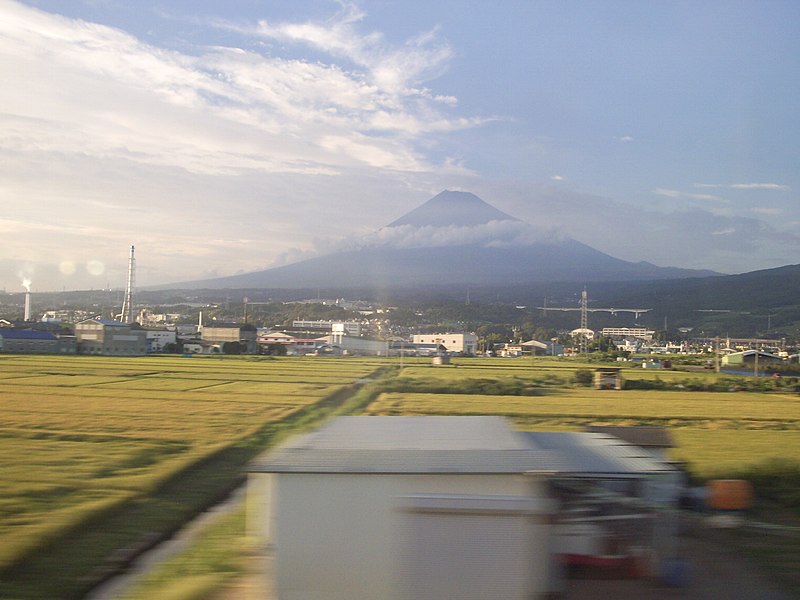 File:View of Mt. Fuji from Tokaido Shinkansen window.jpg