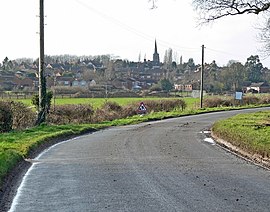 Blick auf Earl Shilton von Westen