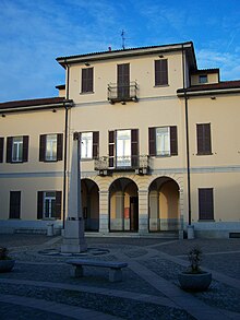 Villa Calderari vista dal cortile d'onore