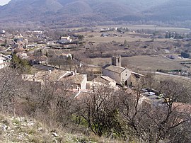 A general view of the village of Saint-Maime