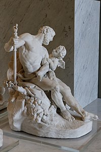 Hercule enchaîné par l'Amour, 1741, Paris, musée du Louvre.