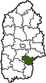 Poziția localității Vinkivți
