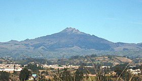 Vista del volcán.