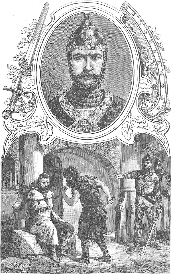 Władysław II as depicted in 1888 by Ksawery Pillati