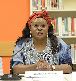 <span class="mw-page-title-main">Rosa Malango</span> UN diplomat from Equatorial Guinea