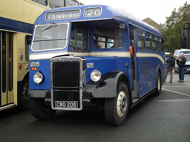 A preserved W. Alexander & Sons Leyland Tiger bus with Alexander bodywork