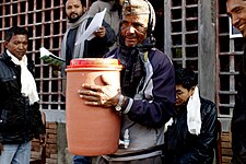 Water Filter Distribution at Banepa-11, Budol (12234786763).jpg