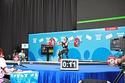 Deutsch: Gewichtheben bei den Olympischen Jugendspielen 2018; Tag 1, 7. Oktober 2018; Jungen 56 kg English: Weightlifting at the 2018 Summer Youth Olympics at 7 October 2018 – Boys' 56 kg