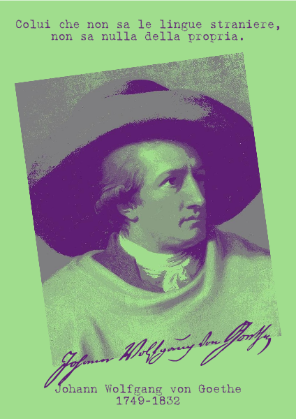 File:Wer fremde Sprachen nicht kennt, weiß nichts von seiner eigenen. Johann Wolfgang von Goethe, 1749-1832 -it.svg