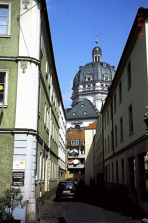 Wuerzburg Haugerkirchgasse Stift Haug ne PICT0034 19970815