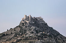 Yilankale in Turkey was built by the Armenian Kingdom of Cilicia on a hilltop. Yilankale 01.jpg