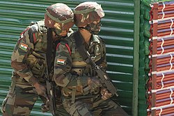 Ghatak platoon commandos from Garhwal Rifles during Yudh Abhyas 2018 exercise. Yudh Abhyas 2018 1.jpg