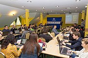 Polski: Zlot Zimowy 2018 - sesja strategiczna. English: Strategic session during Winter Wikimedia Polska meetup.