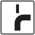 Priority route at junction