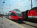 ÖBB Talent motorvonat a nezsideri állomáson