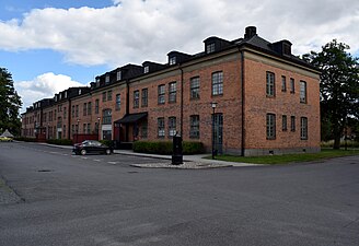 Kasern vid Östra kaserner i Kristianstad.