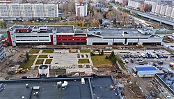 «Чулпан» мәдәни үзәген реконструкцияләү кысаларында Идел буе базары янында бульвар булдыру (2020 елның ноябре)