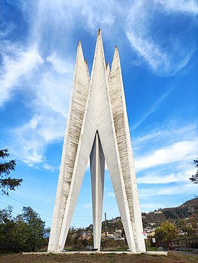 Monument of 50 years of Soviet Armenia, Dilijan, Tavush Province <br