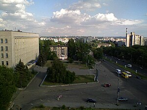 Kuva talosta osoitteessa st.  Zaporizka 110A (2008, Vovanchik, panoramio id 11788449).jpg