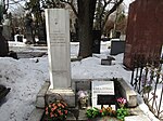 Могила, в которой похоронен Цветаев Вячеслав Дмитриевич (1893-1950), генерал-полковник, Герой Советского Союза