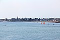 La ville de Port-Louis et sa citadelle vues de Larmor-Plage.