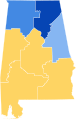 1840 United States presidential election in Alabama by congressional district