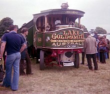 A restored 1918 Atkinson Uniflow steam wagon, photographed in 1977 1918 Atkinson, on display, 1977 (01).jpg