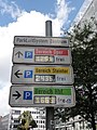 Parking areas with indication of free spaces (Hannover, Germany)