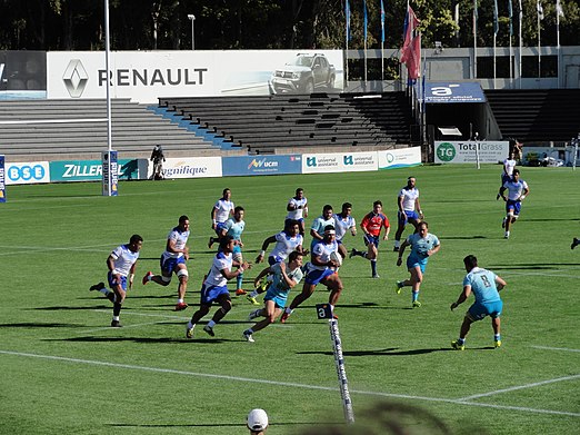 Samoa A playing Uruguay XV at the 2018 Americas Pacific Challenge in Montevideo. 2018 World Rugby Americas Pacific Challenge - Uruguay vs Samoa 03.jpg