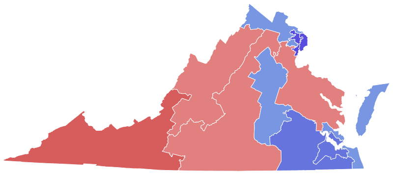 File:2020 United States Senate election in Virginia election results by congressional district.svg