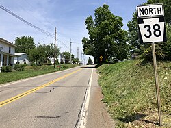 2022-06-06 12 44 41 View north along Pennsylvania State Route 38 just north of Pennsylvania State Route 208 in Richland Township, Venango County, Pennsylvania.jpg