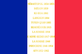 22e régiment d'infanterie coloniale - drapeau.svg