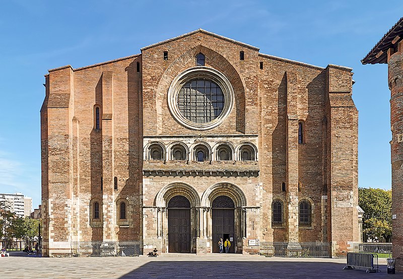 File:31 - Toulouse - Basilique Saint-Sernin - Facade.jpg