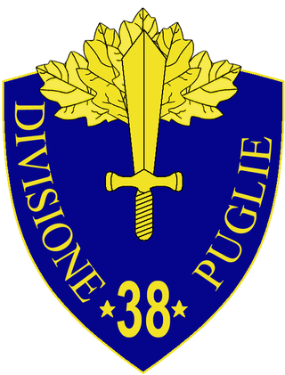 <span class="mw-page-title-main">38th Infantry Division "Puglie"</span> Military unit