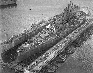 USS <i>ABSD-6</i> WWII American floating drydock