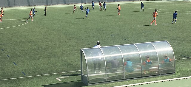 ACBB Under-16's side playing against Sénart-Moissy during a U16 Régional 1 match.