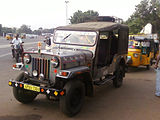 A Jeep in Visakhapatnam