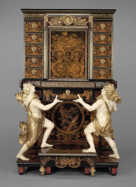 File:A cabinet-on-stand attributed to André-Charles Boulle at the Getty Museum.jpg