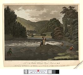 A fall on the Dee, near the Vale of Crucis