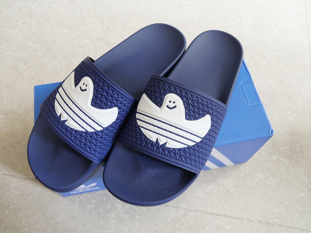 Sandals.jpg Commons White - Cloud and Victory Wikimedia File:Adidas Blue