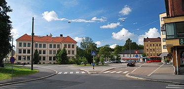 Plassen med Bjølsen skole. Foto: Helge Høifødt