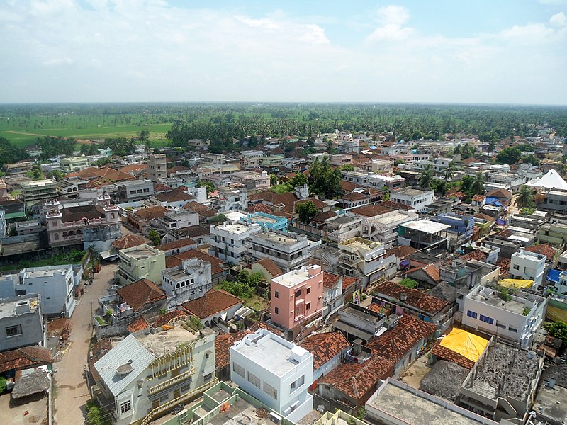 File:Aerial view of Gollala Mamidada Town.jpg