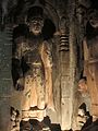 Standing Buddha of the antechamber, Cave 6 upper level.