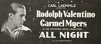 Poster for the 1922 re-release All Night Poster 02.jpg