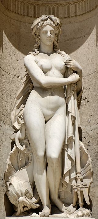 <span class="mw-page-title-main">Amphitrite</span> Queen of the sea and wife of Poseidon in Greek mythology